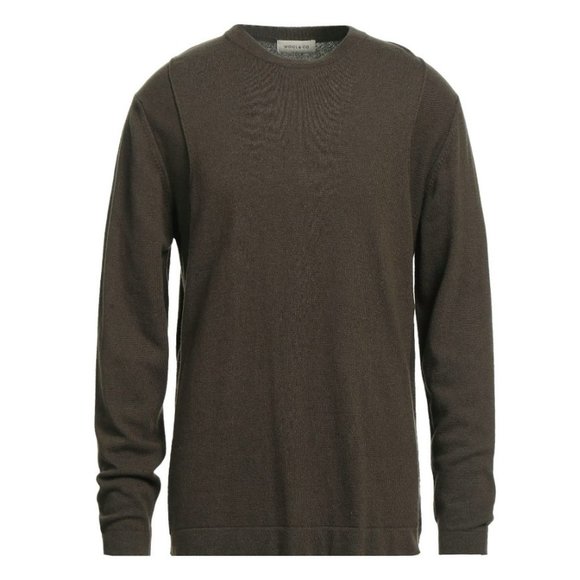 NWT New $165 Wool & Co Wool Blend Military Green Sweater Size S - Picture 2 of 11